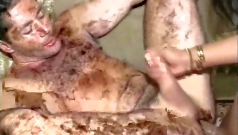 Shemale 18+ creampie after having a creampie on her face