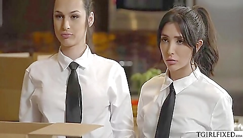 Busty teen with tiny tits and a nice ass gets fucked