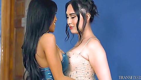 Asian girl gives her stepson a facial after a blowjob