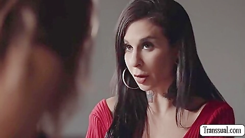 Latina stepmom creampie while her stepdaughter fucks