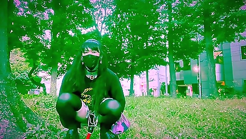 Busty brunette with a sexy ass loves sex with a dildo