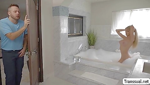 Blonde and her friend have anal sex in an exciting way